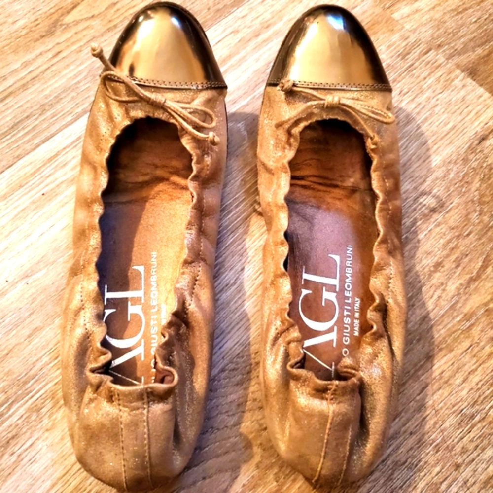 AGL slip on ballet flats